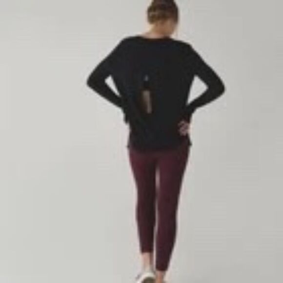 Lululemon Bring It Backbend Sweater Black Cashmere Blend NWT Size 10 - Picture 12 of 12